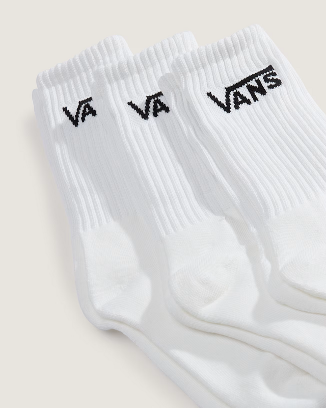 PACK MEIA VANS CLASSIC CREW WHITE