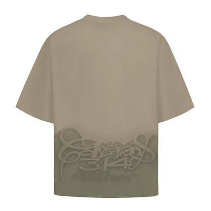 CAMISETA ELO EM COMUM  OVERSIZED CL 3:14 CINZA