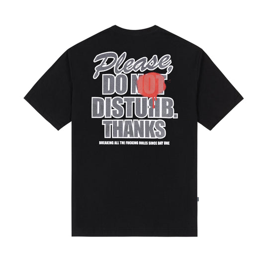 CAMISETA DISTURB PLEASE DO DISTURB BLACK