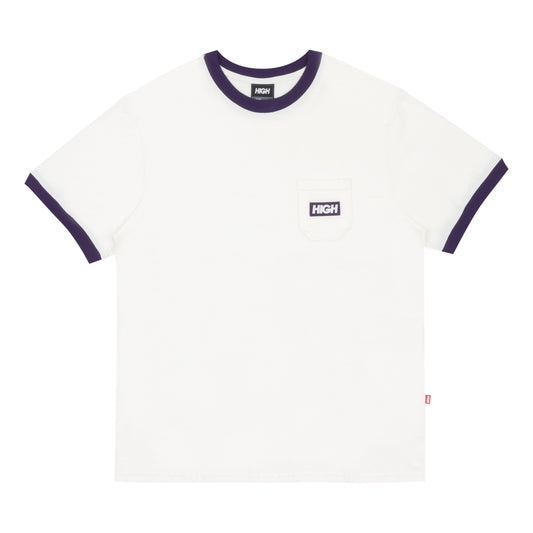 CAMISETA HIGH POCKET WHITE/PURPLE