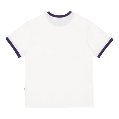 CAMISETA HIGH POCKET WHITE/PURPLE