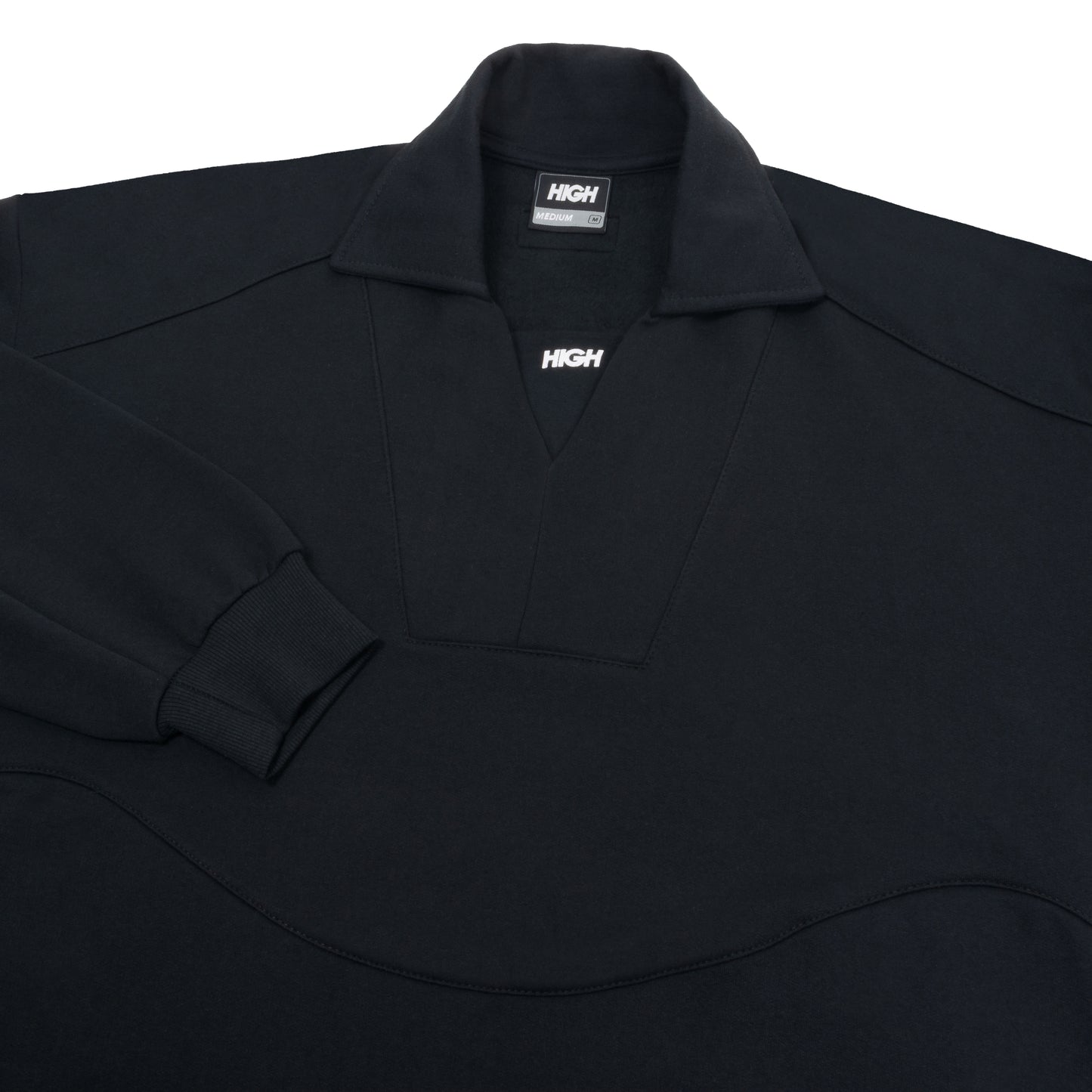 SWEATSHIRT HIGH POLO SPORTIF BLACK