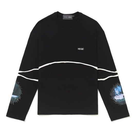 CAMISETA QC HIGH LS RINGS BLACK