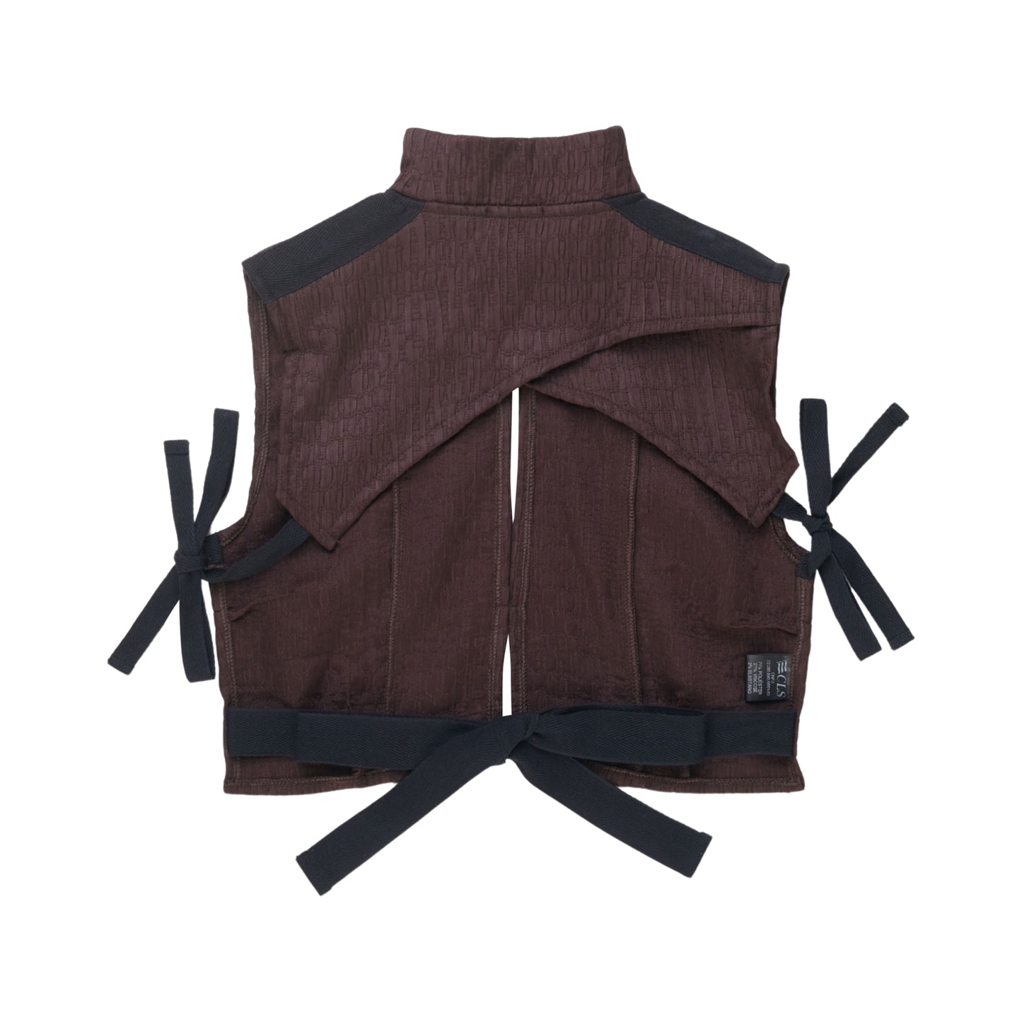 TIED VEST SAYUR RUSTY BROWN