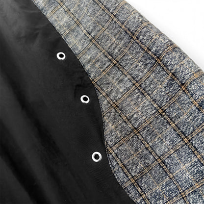 SHORTS ELO EM COMUM FLANNEL PRETO