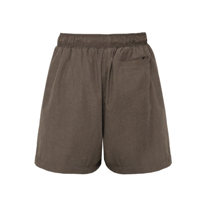 SHORTS BARRA CREW BICOLOR MARROM