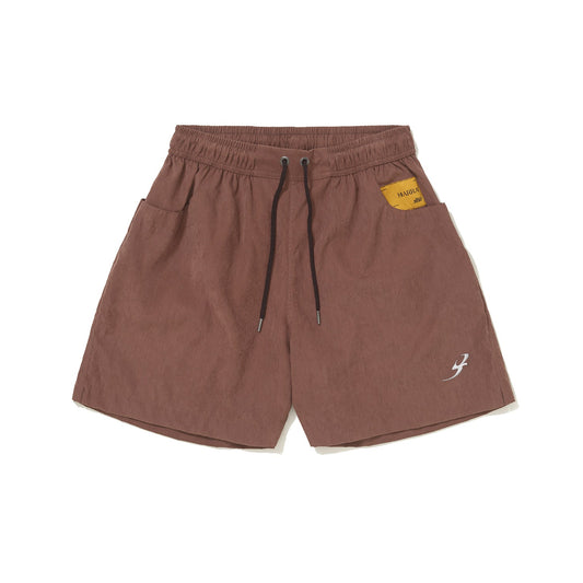 SHORT BARRA CREW BOLSO DUPLO B GARÇA MARROM