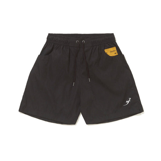 SHORT BARRA CREW BOLSO DUPLO B GARÇA PRETO
