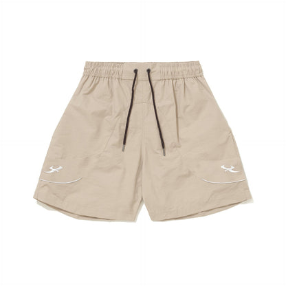 SHORT BARRA CREW CIRCULAR B GARÇA BEGE