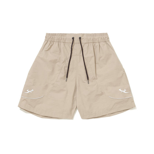 SHORT BARRA CREW CIRCULAR B GARÇA BEGE