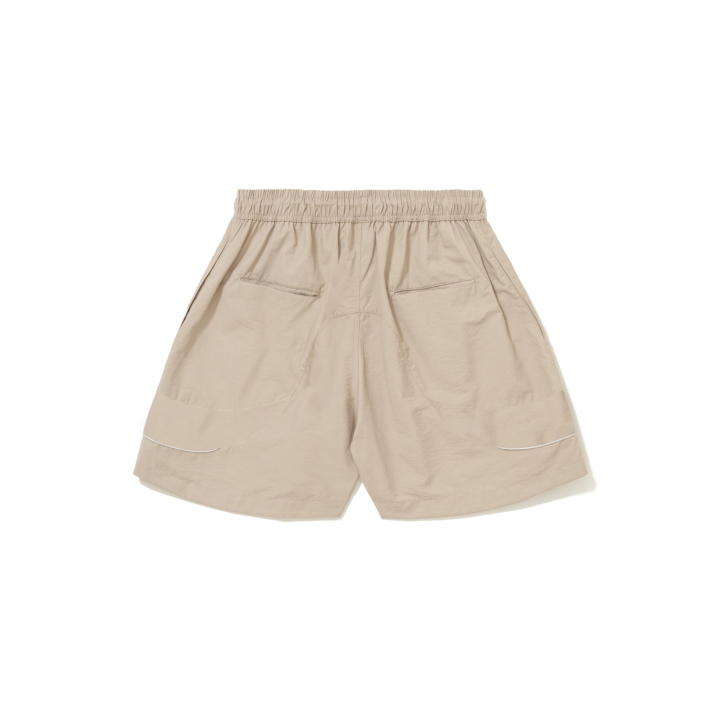 SHORT BARRA CREW CIRCULAR B GARÇA BEGE