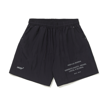 SHORTS  HIGH A/C BARRA PRETO