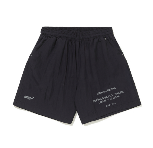 SHORTS  HIGH A/C BARRA PRETO