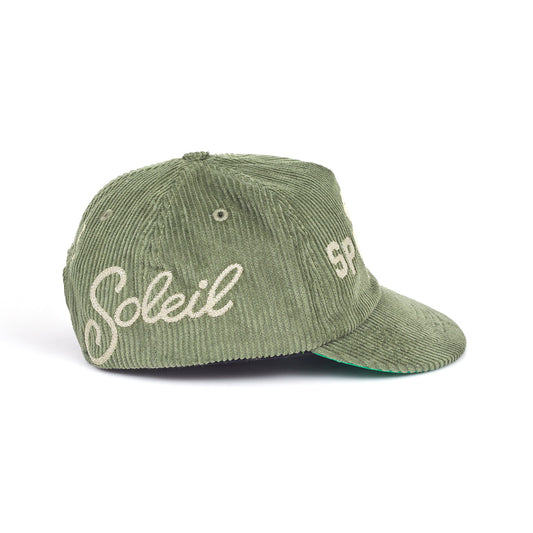 BONÉ SOLEIL BIRD CORDUROY CROWN GREEN