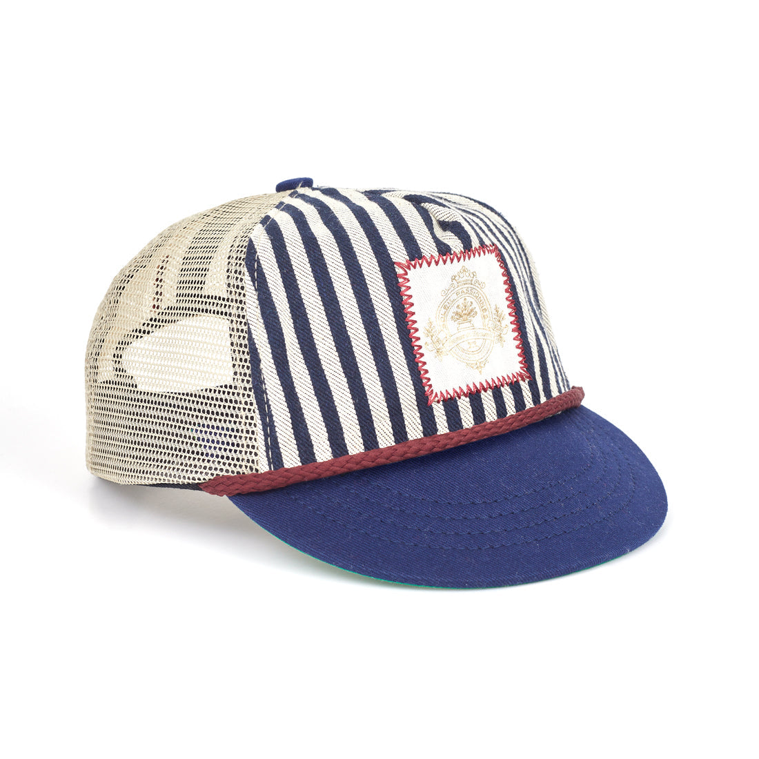 BONÉ SOLEIL ROYAL STRIPES CROWN BLUE/OFF WHITE