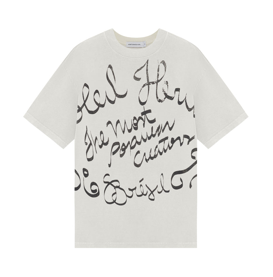 CAMISETA SOLEIL FREE HAND OFF WHITE