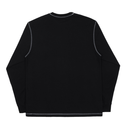 CAMISETA DISTURB LS SEAM BLACK