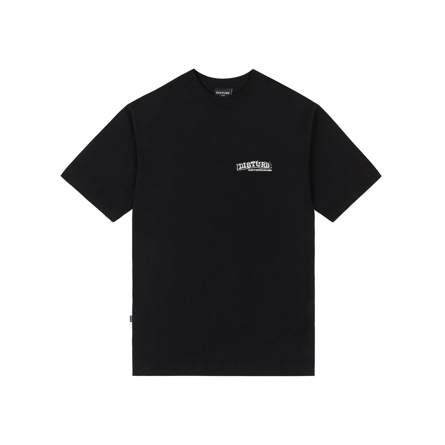 CAMISETA DISTURB SHINY BLACK