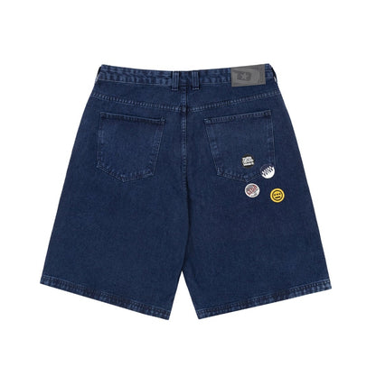 BERMUDA JEANS DISTURB PINS BLUE