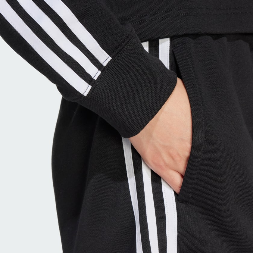 SHORTS ADIDAS 3 STRIPES FT BLACK