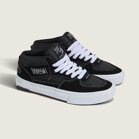 TÊNIS VANS SKATE HALF CAB WAFFLECUP BLACK/WHITE - foto 2