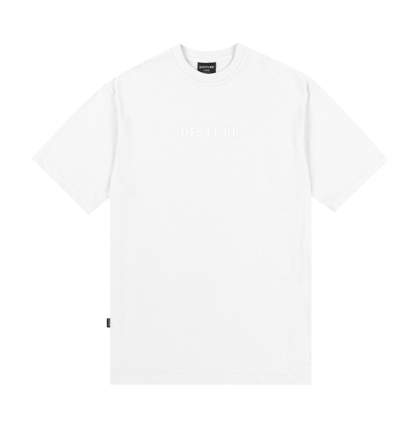 CAMISETA DISTURB CORE LOGO WHITE