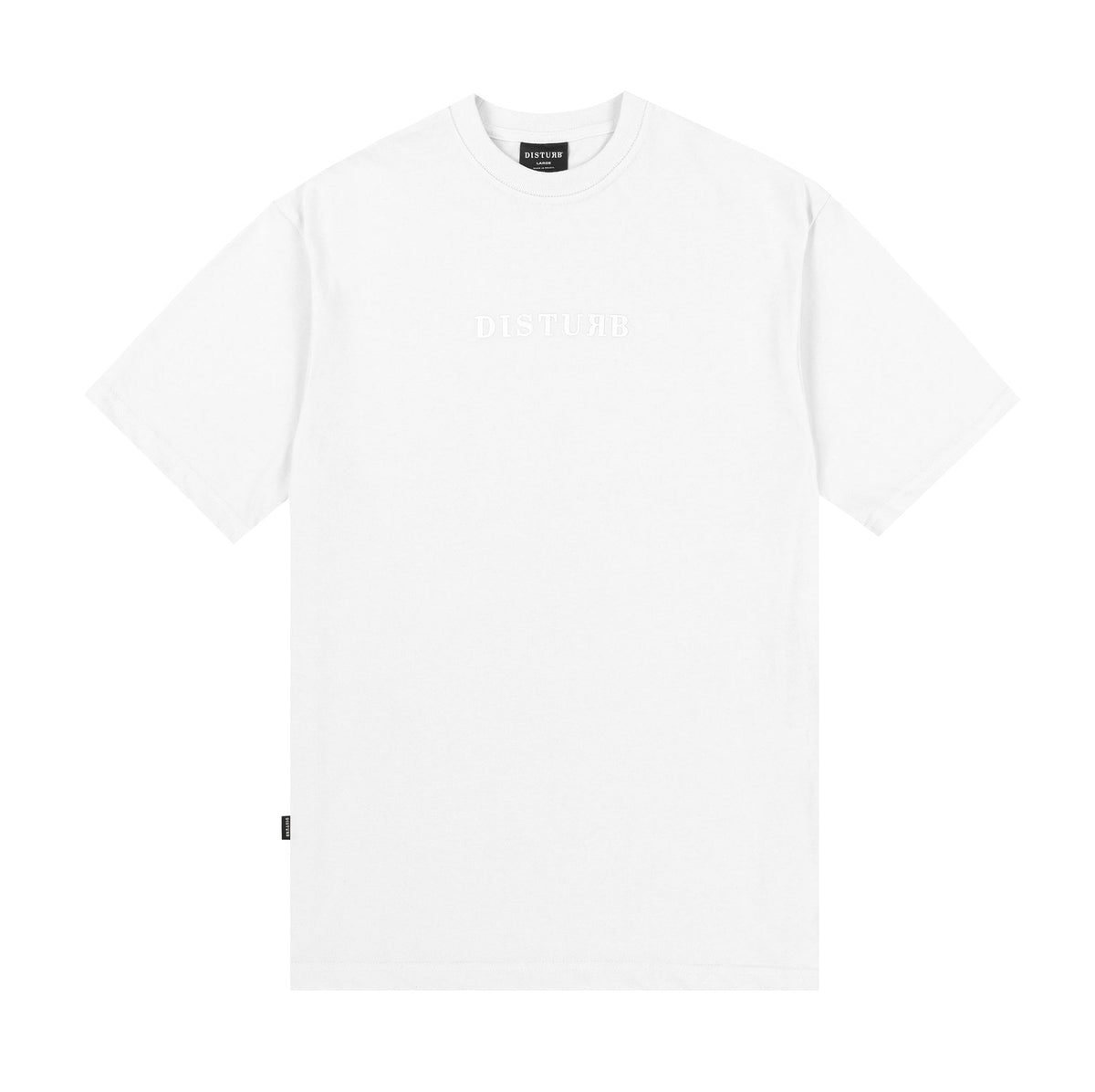 CAMISETA DISTURB CORE LOGO WHITE