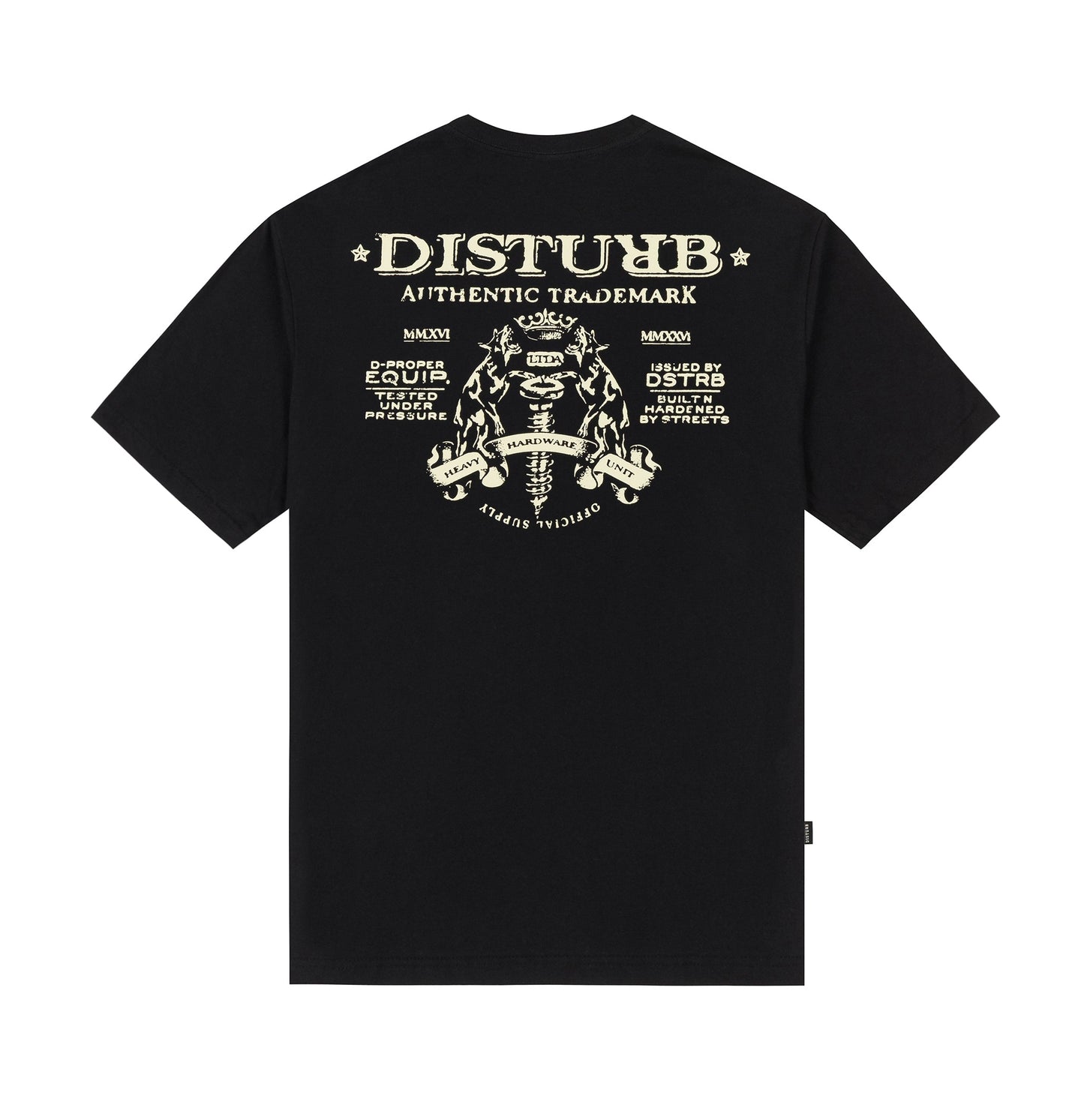 CAMISETA DISTURB HARDWARE UNIT BLACK
