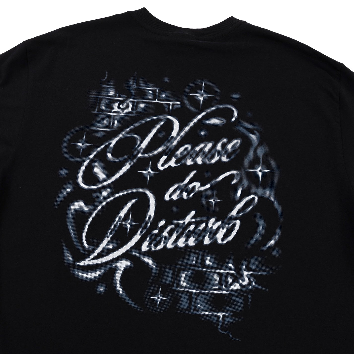 CAMISETA DISTURB AIRBRUSH BLACK