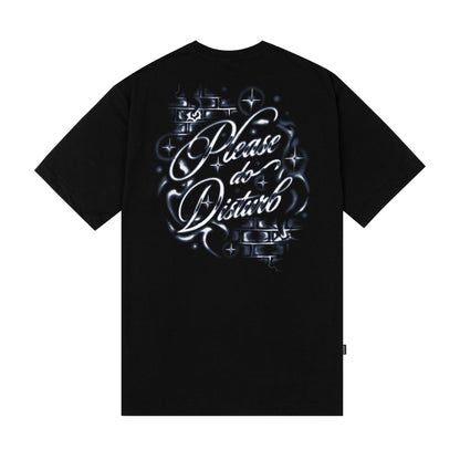 CAMISETA DISTURB AIRBRUSH BLACK
