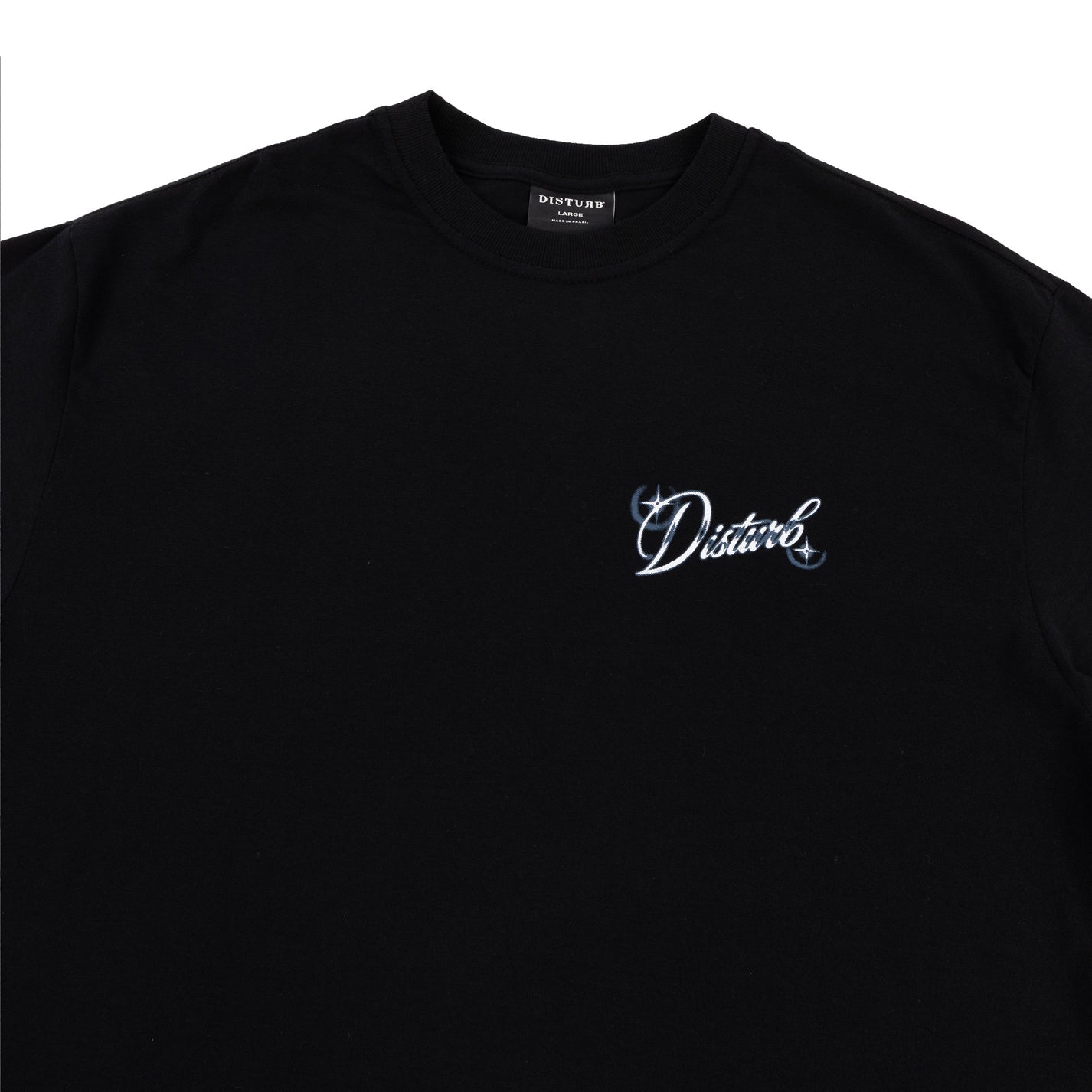 CAMISETA DISTURB AIRBRUSH BLACK