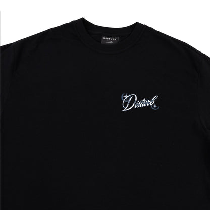 CAMISETA DISTURB AIRBRUSH BLACK
