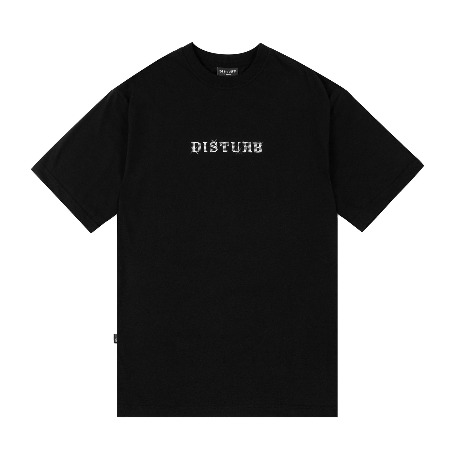 CAMISETA DISTURB STUDDED LOGO BLACK