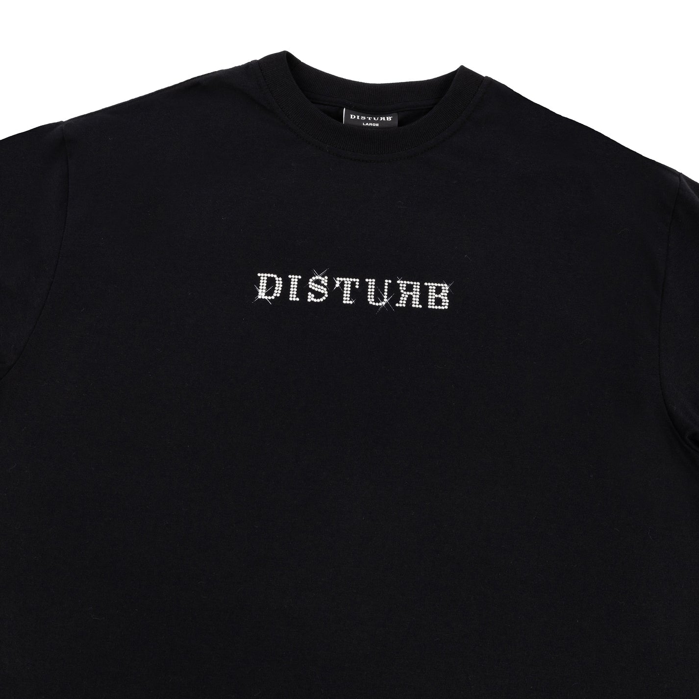 CAMISETA DISTURB STUDDED LOGO BLACK