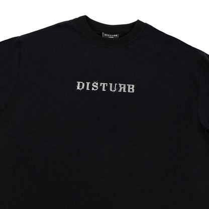 CAMISETA DISTURB STUDDED LOGO BLACK