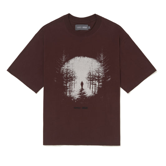 CAMISETA QC HIGH OVERVIEW BROWN
