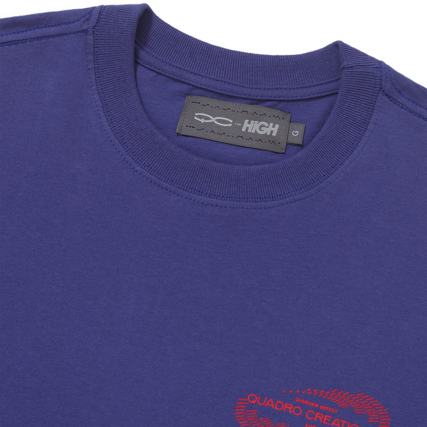 CAMISETA QC FOR HIGH BABY BLUE