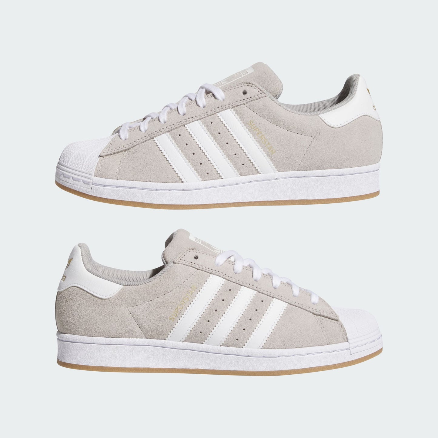 TÊNIS ADIDAS SUPERSTAR ADV CLEAR GRANITE/CLOUD WHITE