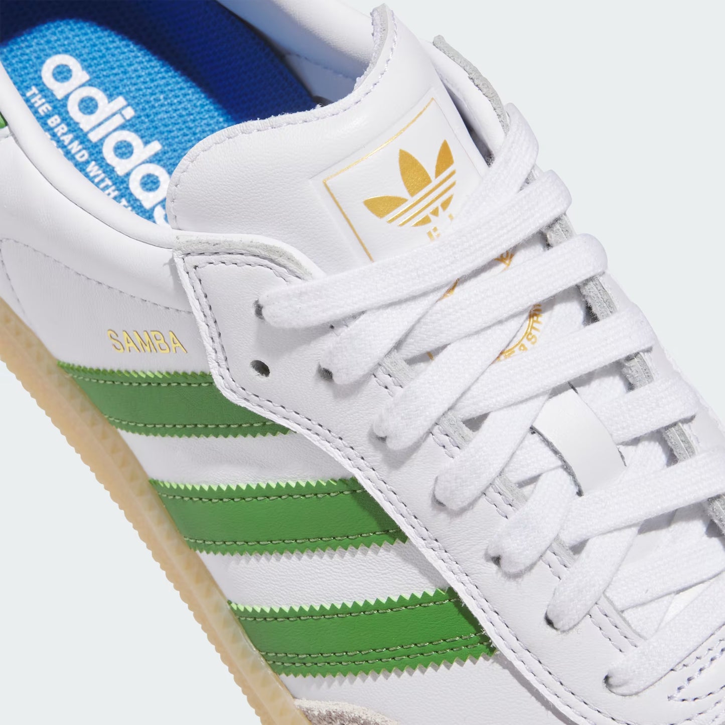 TÊNIS ADIDAS SAMBA ADV WHT/GREN/GUM