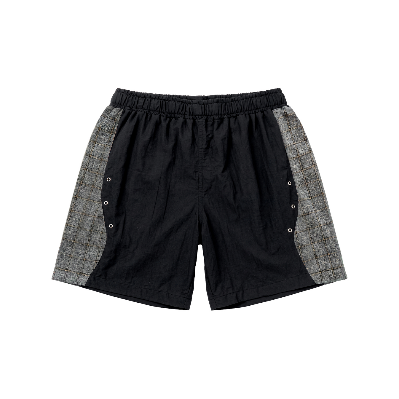 SHORTS ELO EM COMUM FLANNEL PRETO