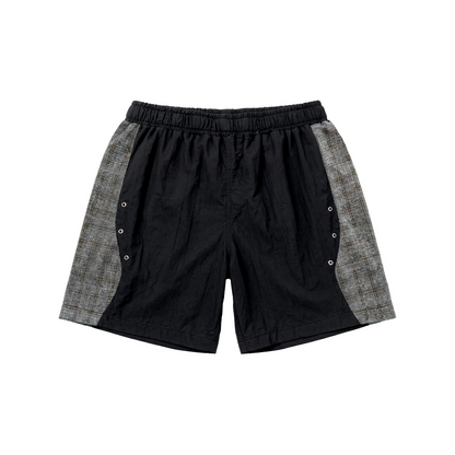 SHORTS ELO EM COMUM FLANNEL PRETO