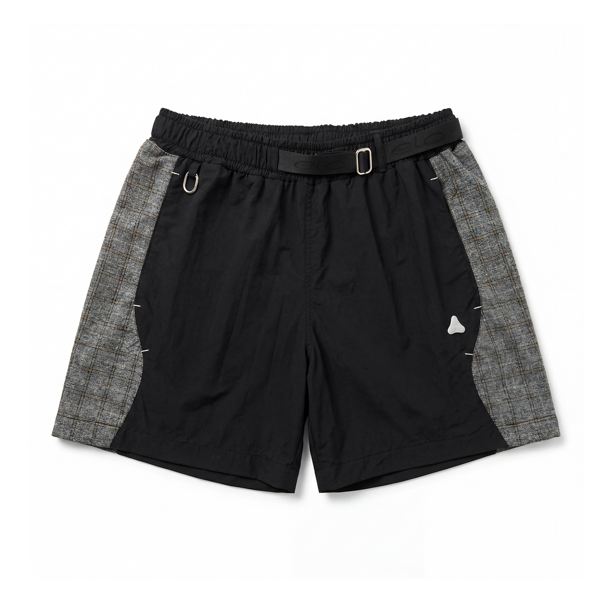 SHORTS ELO EM COMUM FLANNEL PRETO