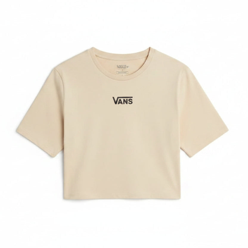 CAMISETA VANS FLYING V CREW ALMOND CRISP