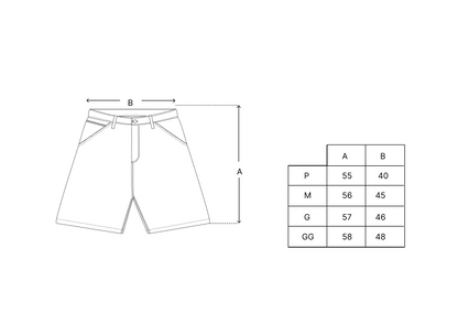 NYLON WORK SHORTS CLASS "PRIMELINE" BLACK