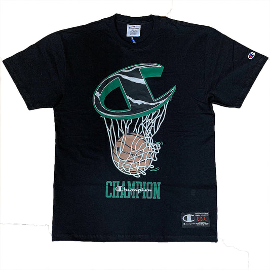 CAMISETA CHAMPION BASKETBALL RING BLACK