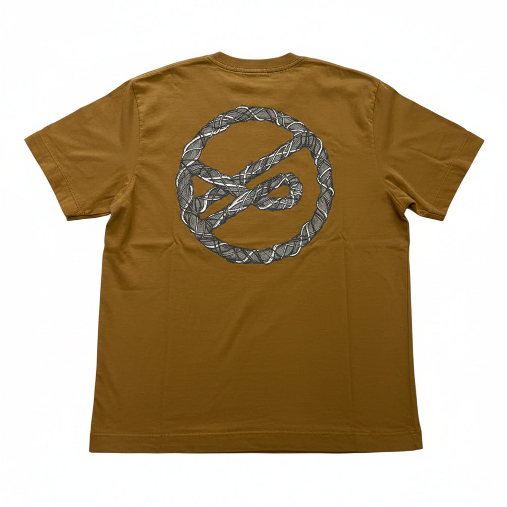 CAMISETA ÖUS BASKA RAIZES CARAMELO