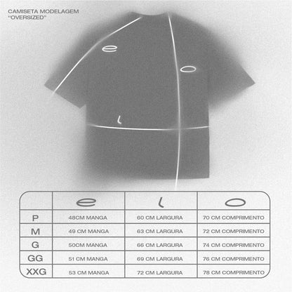 CAMISETA ELO EM COMUM OVER EEC PRETO