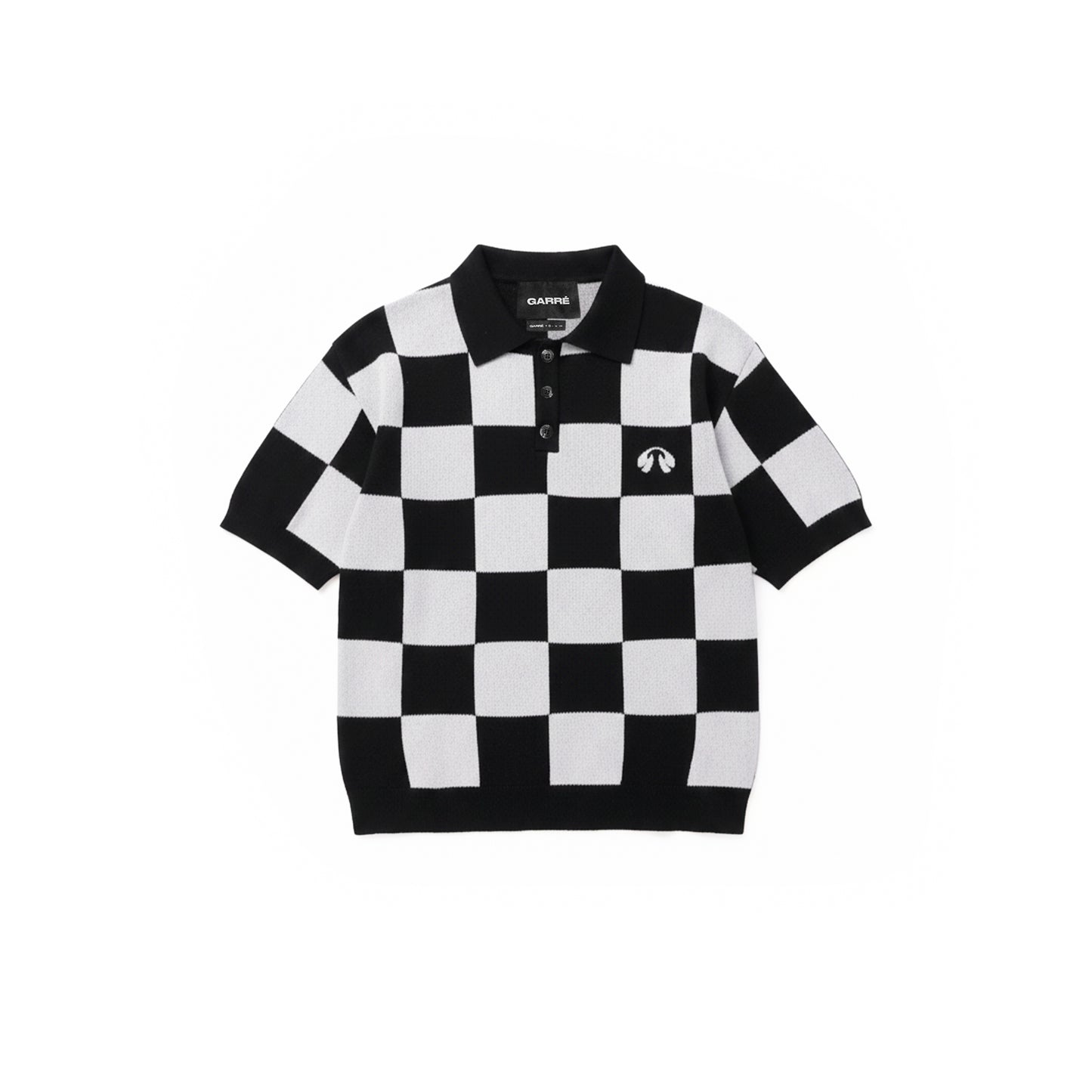 POLO GARRÉ KNITWEAR BLACK