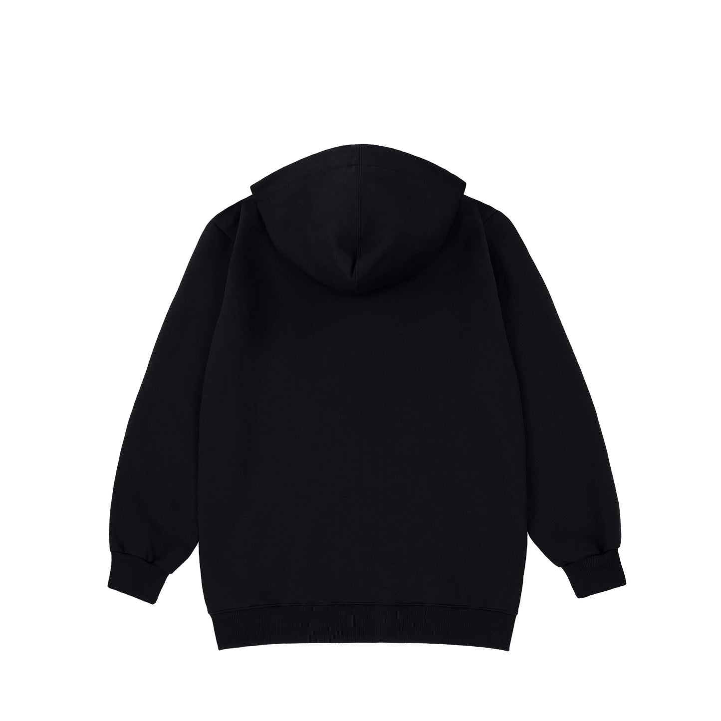 MOLETOM DISTURB ZIP BLACK