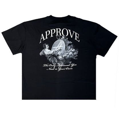 CAMISETA APPROVE HUGE CUPID PRETO